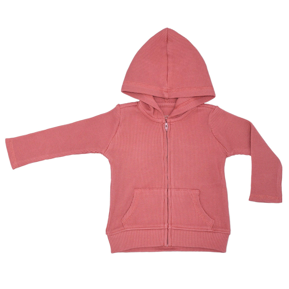 Waffle Hoodie - Terra Cotta - HoneyBug