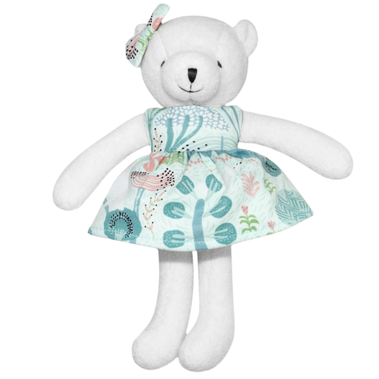 Little Bear Plush - Minty Bear Bloom - HoneyBug