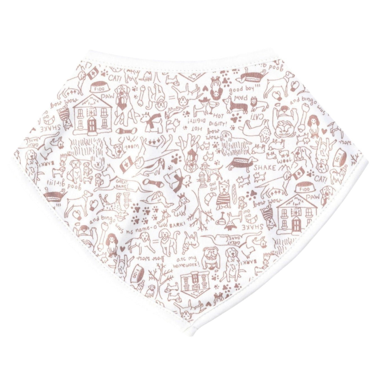 Good Dog Bandana Baby Bib - HoneyBug