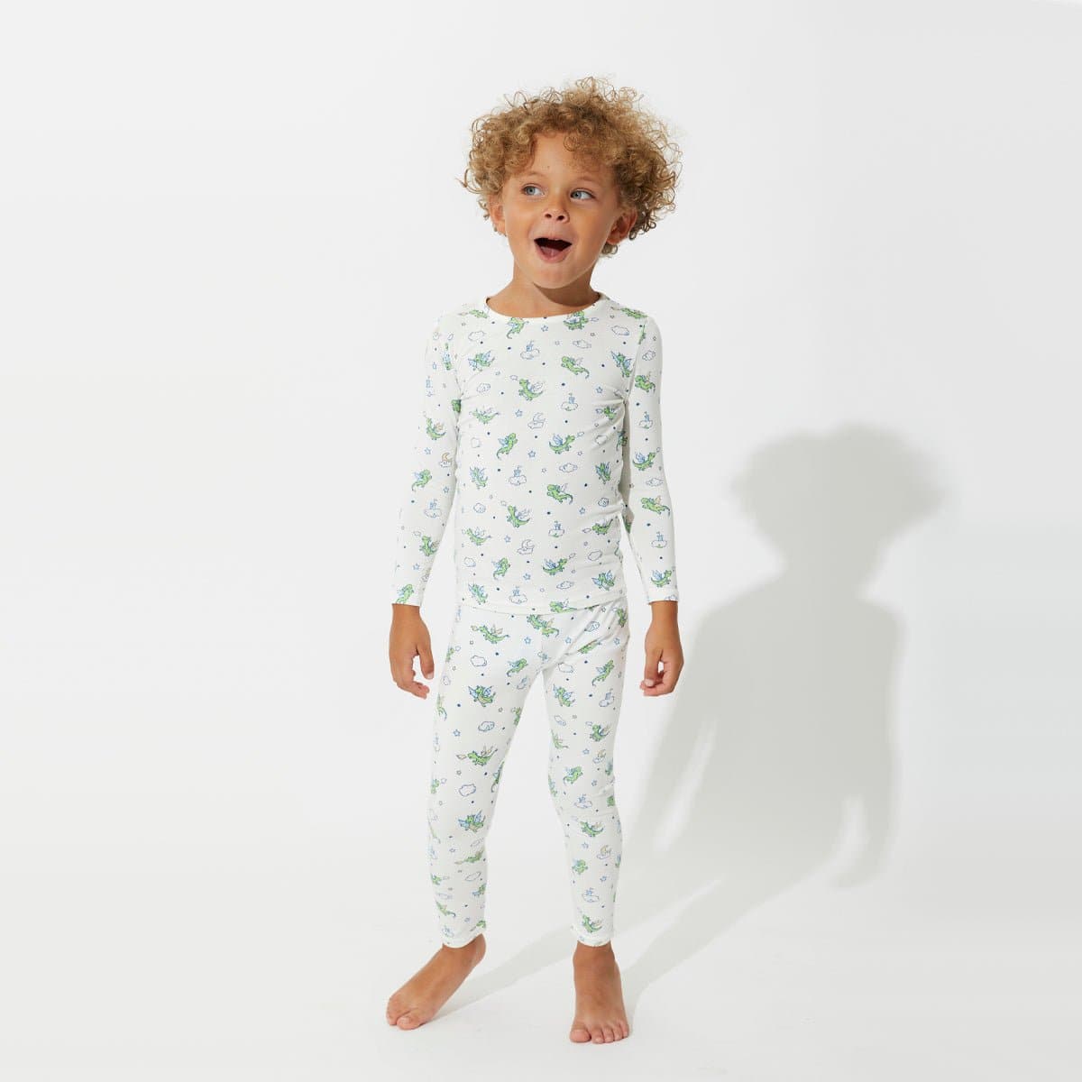 Dragon Bamboo Kids Pajamas - HoneyBug
