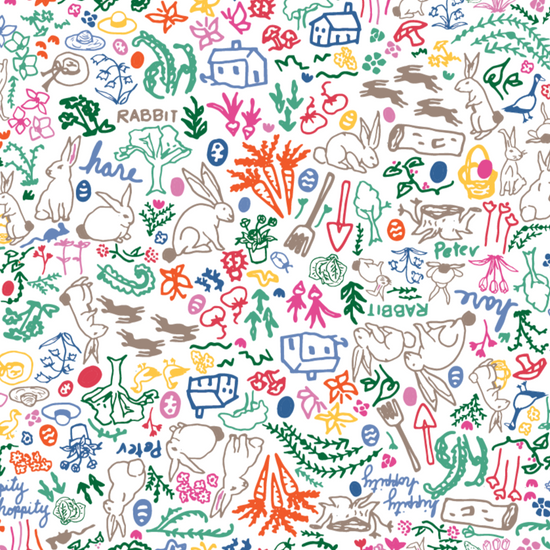 Bunny Garden Baby Hat - HoneyBug