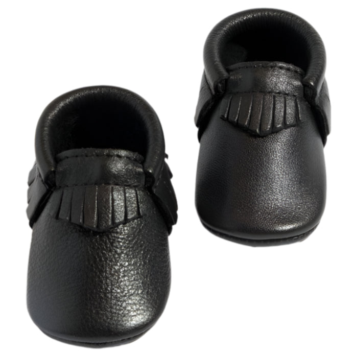 Ebony Moccasin Baby Shoe - HoneyBug