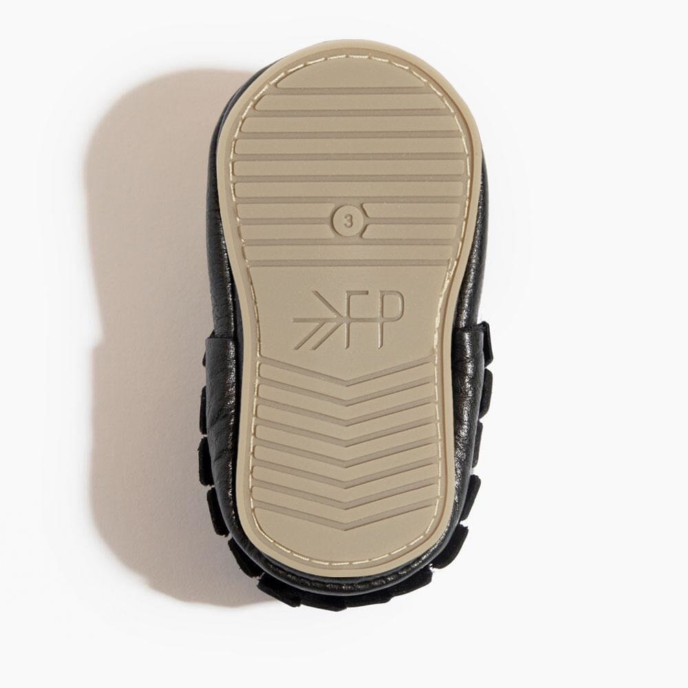 Ebony Moccasin Baby Shoe - HoneyBug