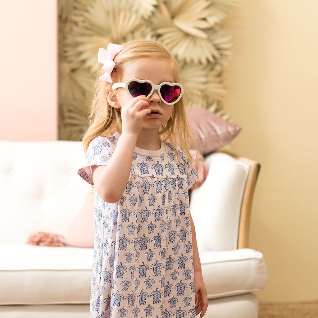 Pink Sea Turtle Swing Dress - HoneyBug