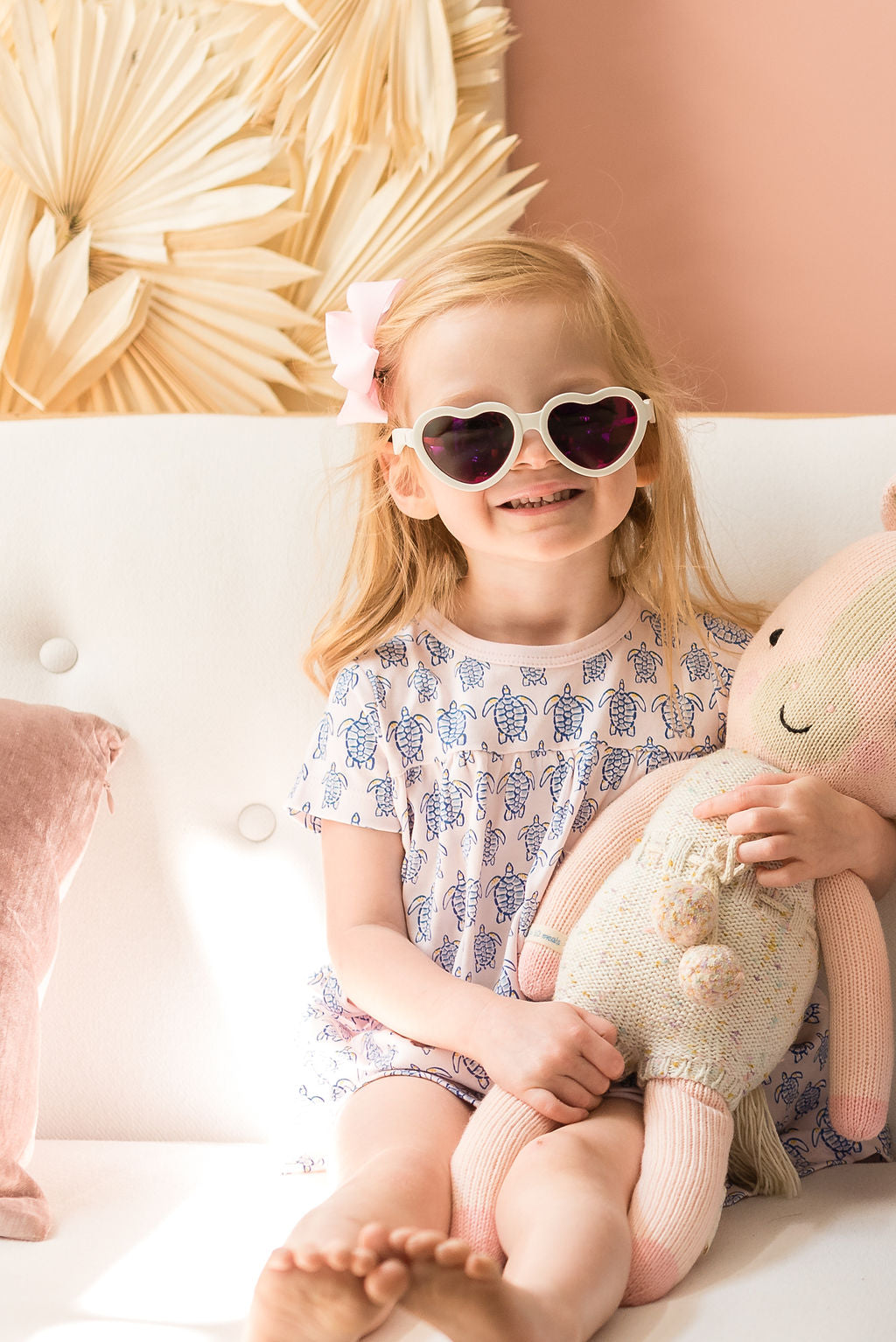 Pink Sea Turtle Swing Dress - HoneyBug