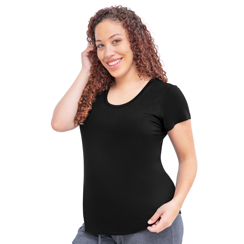 Everyday Nursing & Maternity T-shirt | Black - HoneyBug 