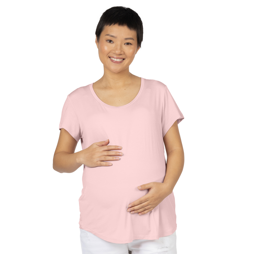 Everyday Nursing & Maternity T-shirt | Dusty Pink - HoneyBug 