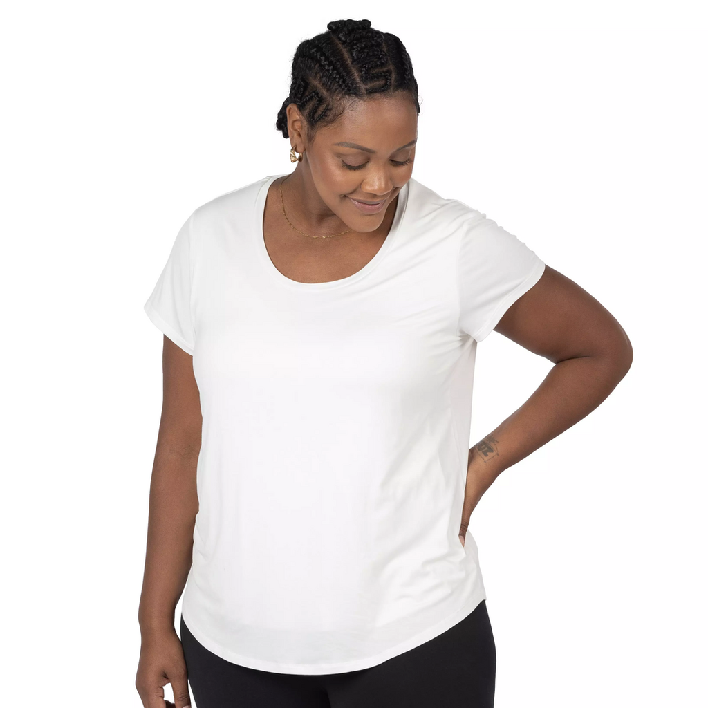 Everyday Nursing & Maternity T-shirt | White - HoneyBug 
