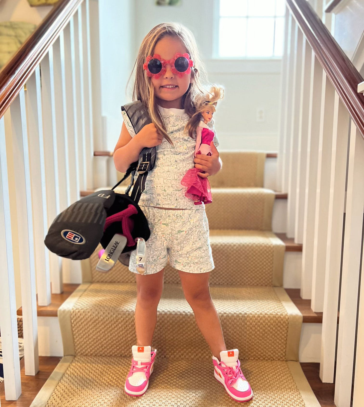 Golf Kids Short Kids Pajama Set - HoneyBug