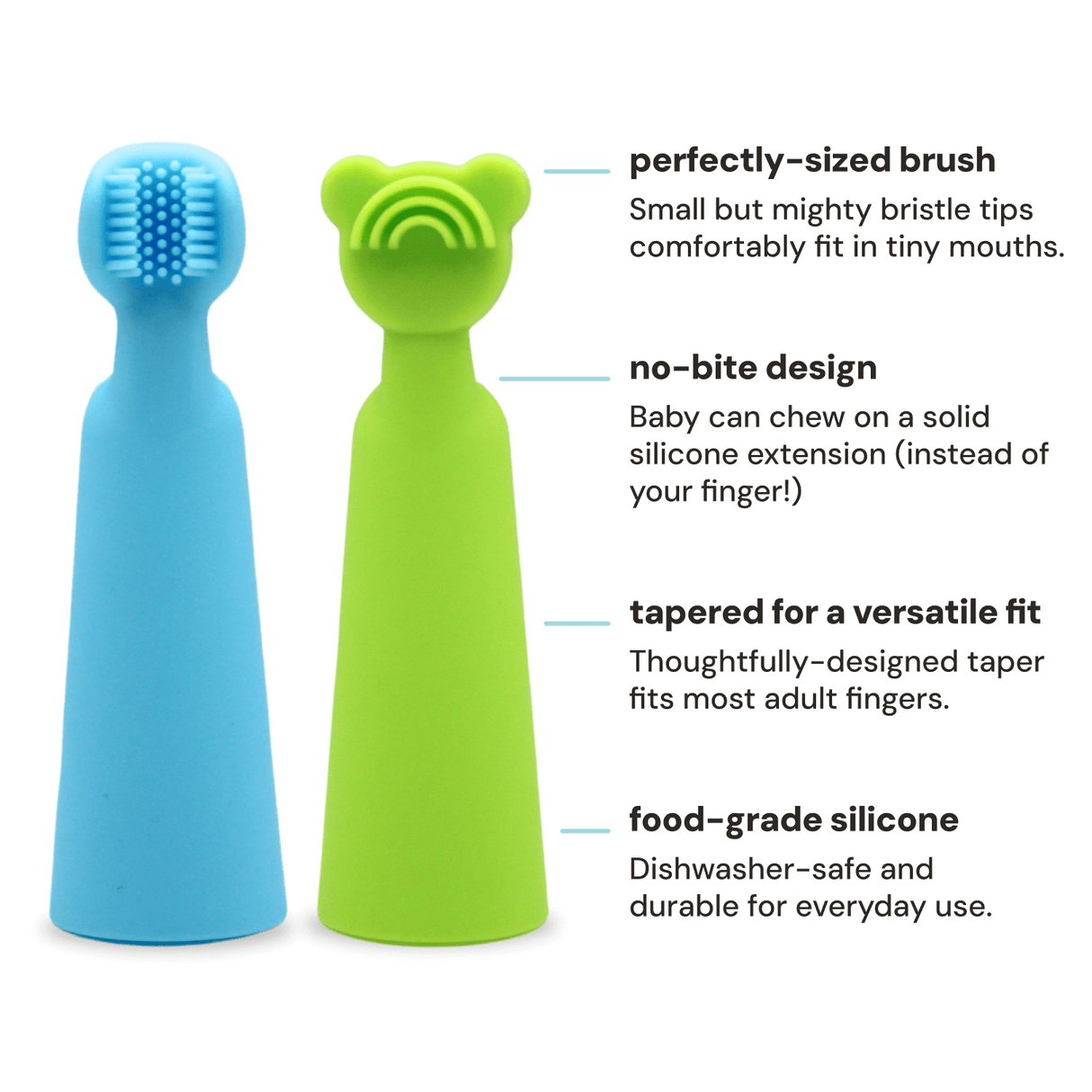 oogiebear finger brush and tongue scraper