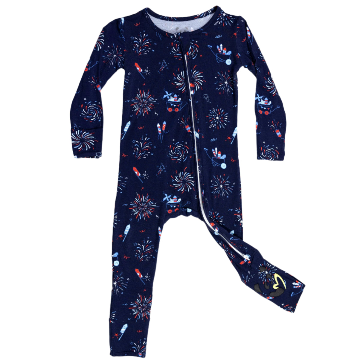 Fireworks Bamboo Convertible Footie - HoneyBug