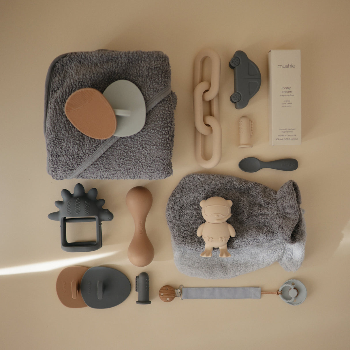 No-Drop Dino Teether (Tradewinds) - HoneyBug