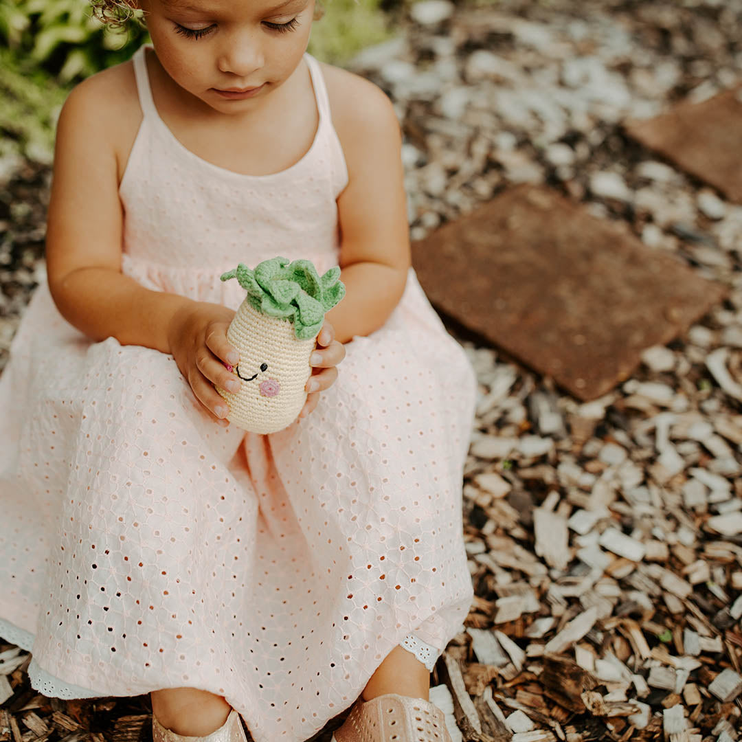 Pineapple Rattle - Friendly Fruit - HoneyBug