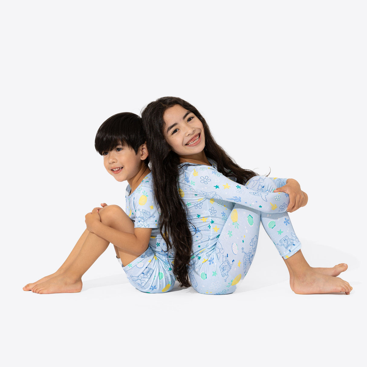 SpongeBob SquarePants: Fun Bamboo Kids Pajama Short Set - HoneyBug