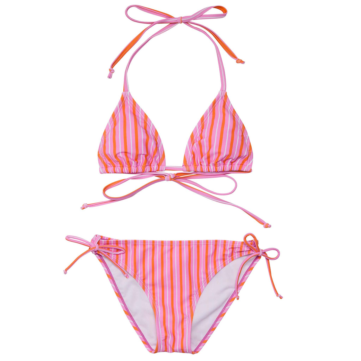 Sunset sorbet triangle bikini