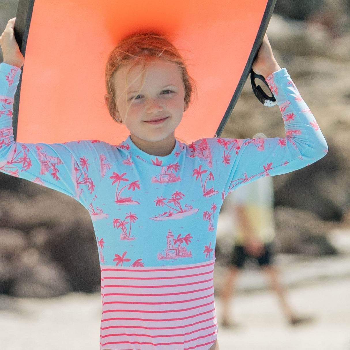 Lighthouse Island Sustainable LS Surf Suit - HoneyBug