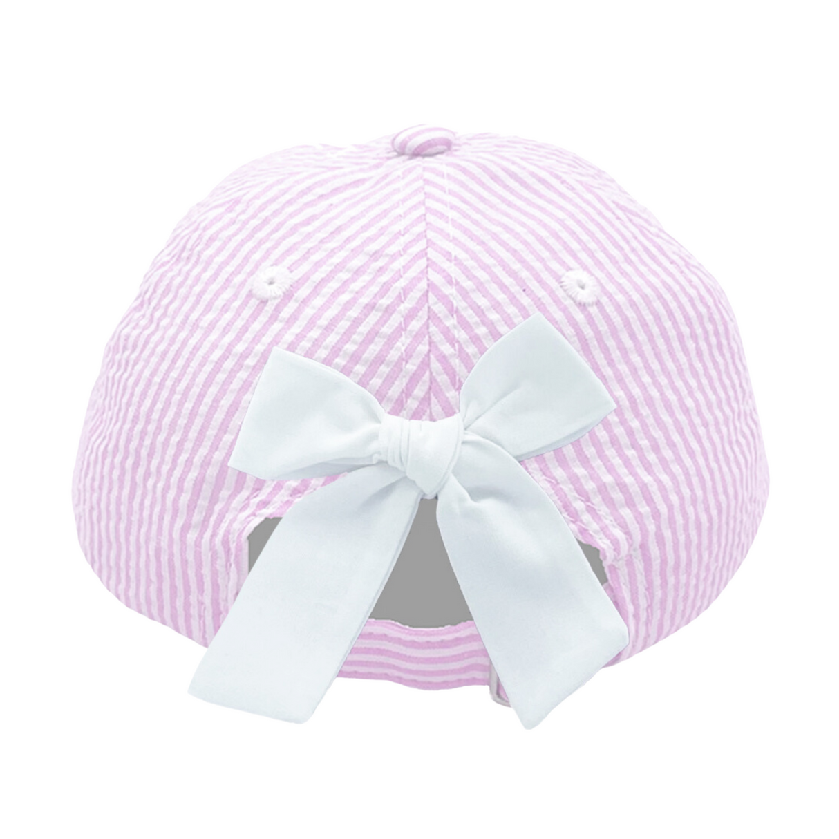 Pink Sailboat Bow Baseball Hat (Baby/Toddler, Youth)