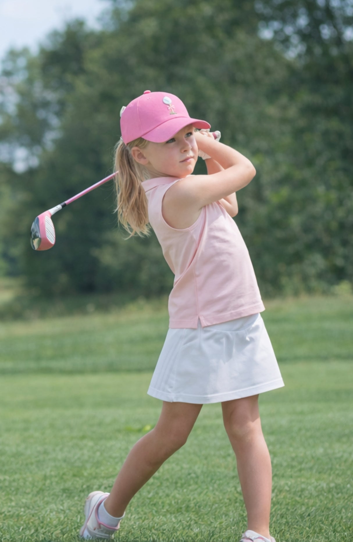 Tee Time Bow Baseball Hat