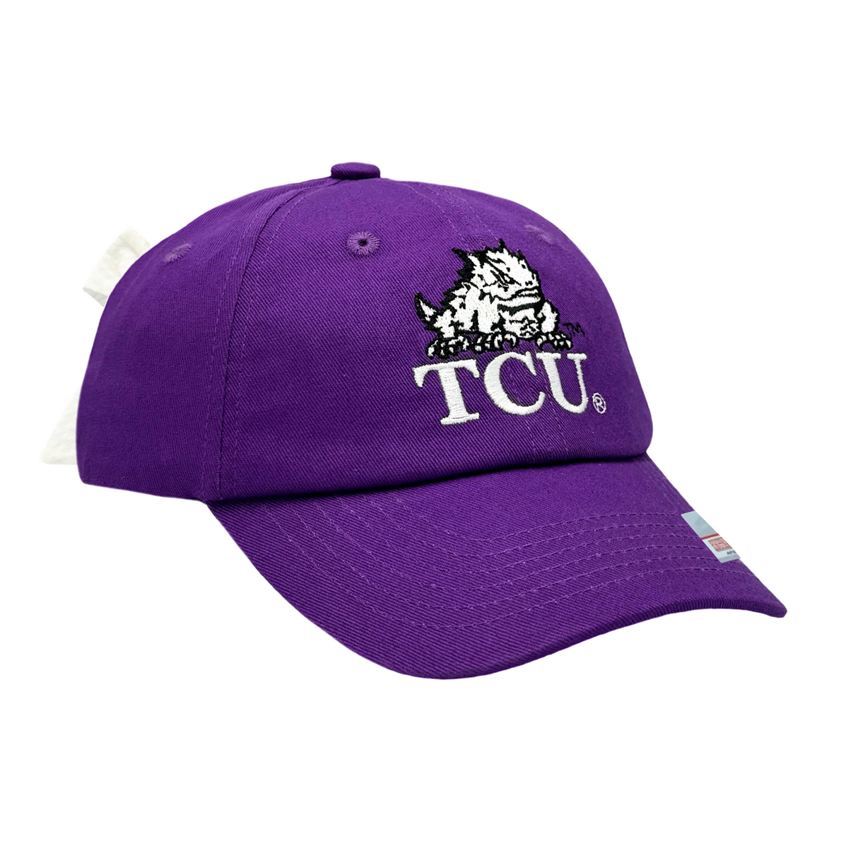 Officially Licensed TCU Bow Baseball Hat (Baby/Toddler)