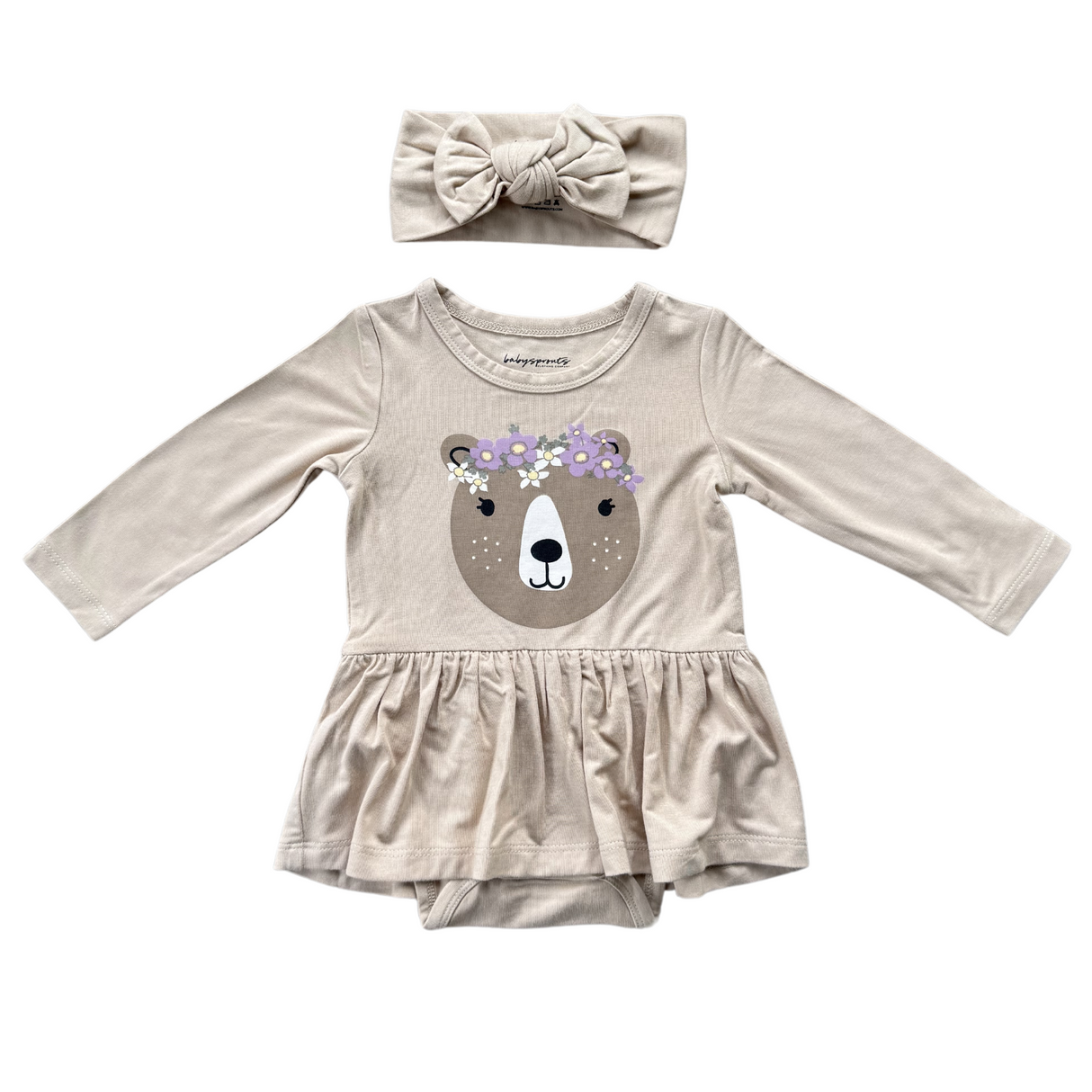Girl's Bodysuit Dress Set