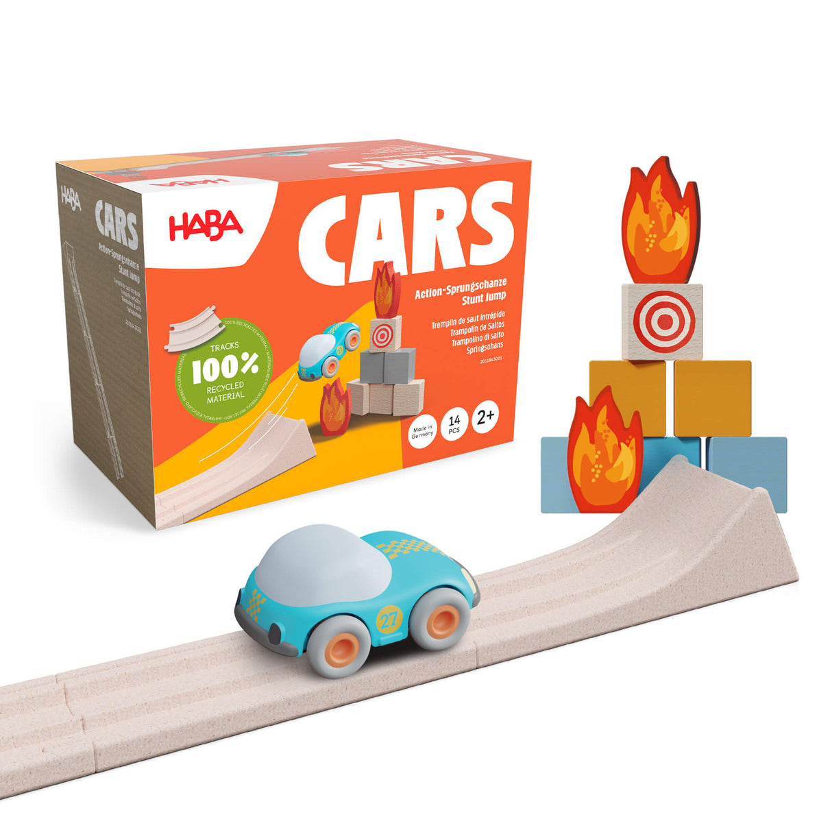 HABA Cars - Stunt Jump - HoneyBug