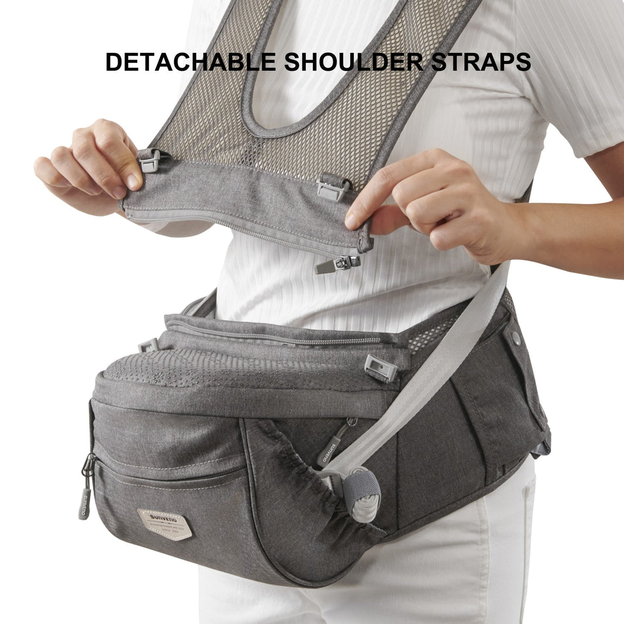 Two Shoulder Straps Baby Hipseat