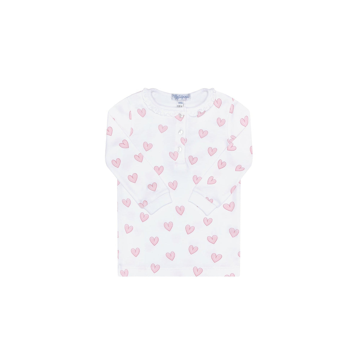 Pink Heart Print Pajama - HoneyBug