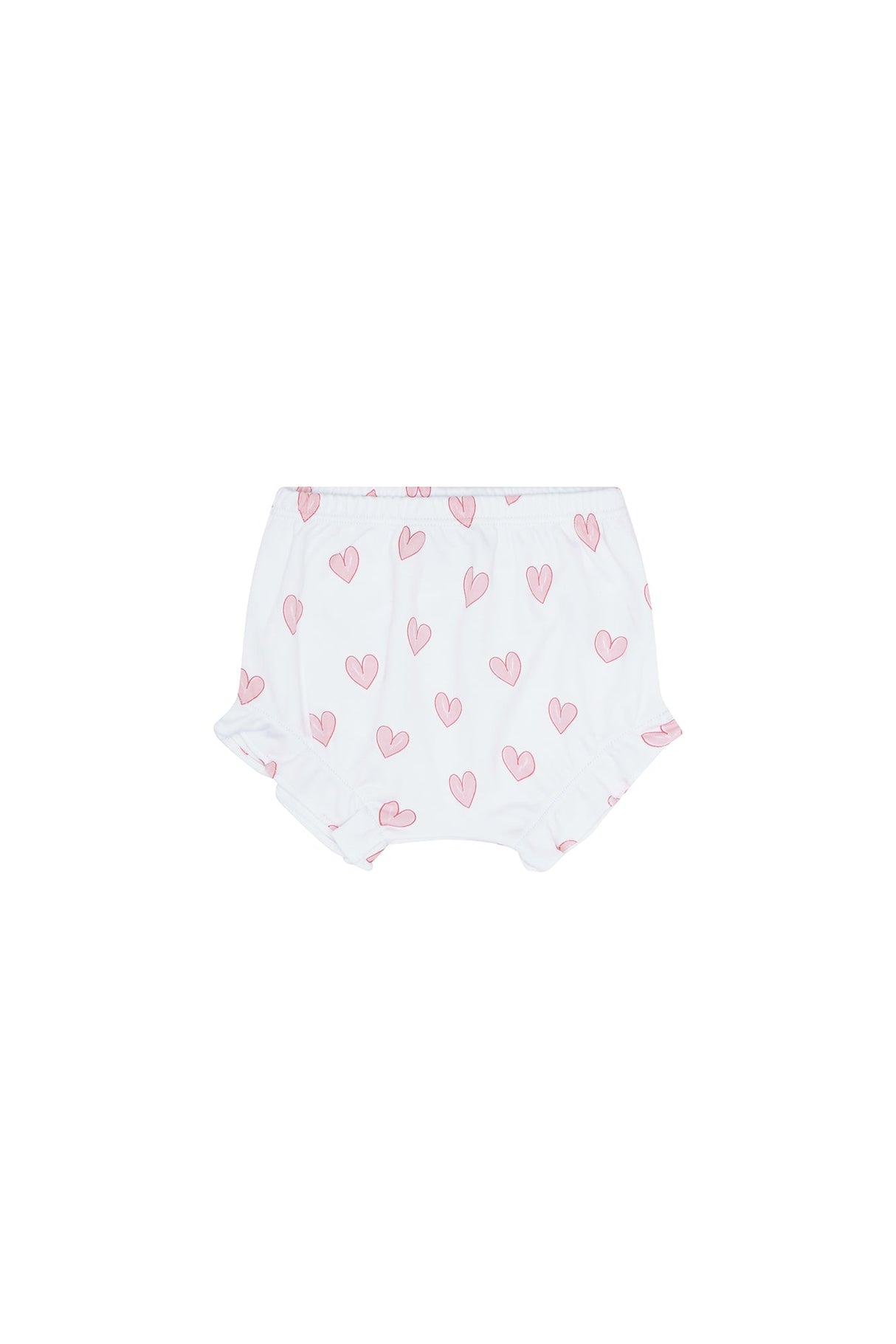 Pink Heart Print Onesie Set - HoneyBug