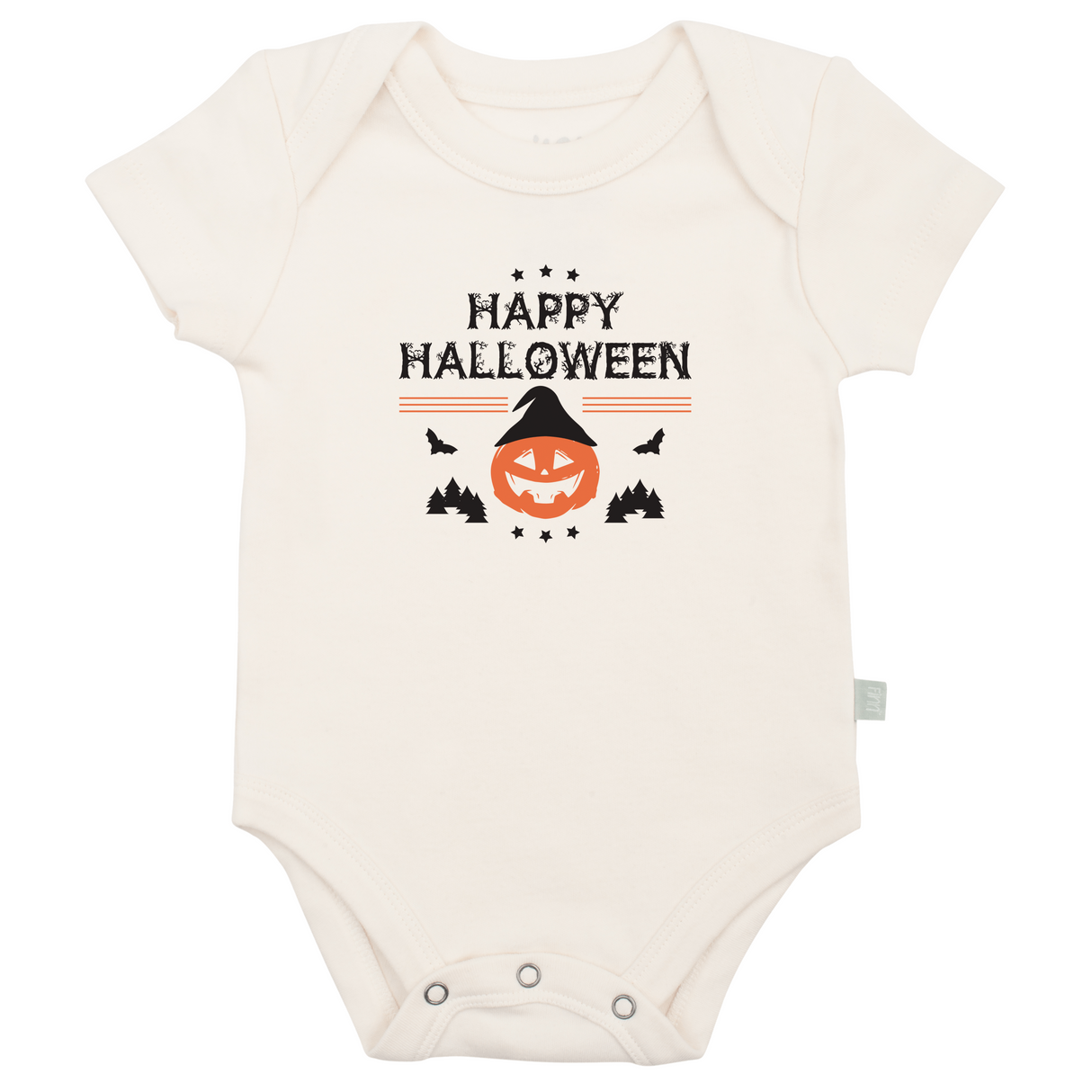 graphic bodysuit | halloween pumpkin - HoneyBug