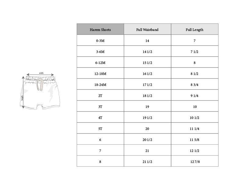 Boy's Harem Shorts - HoneyBug