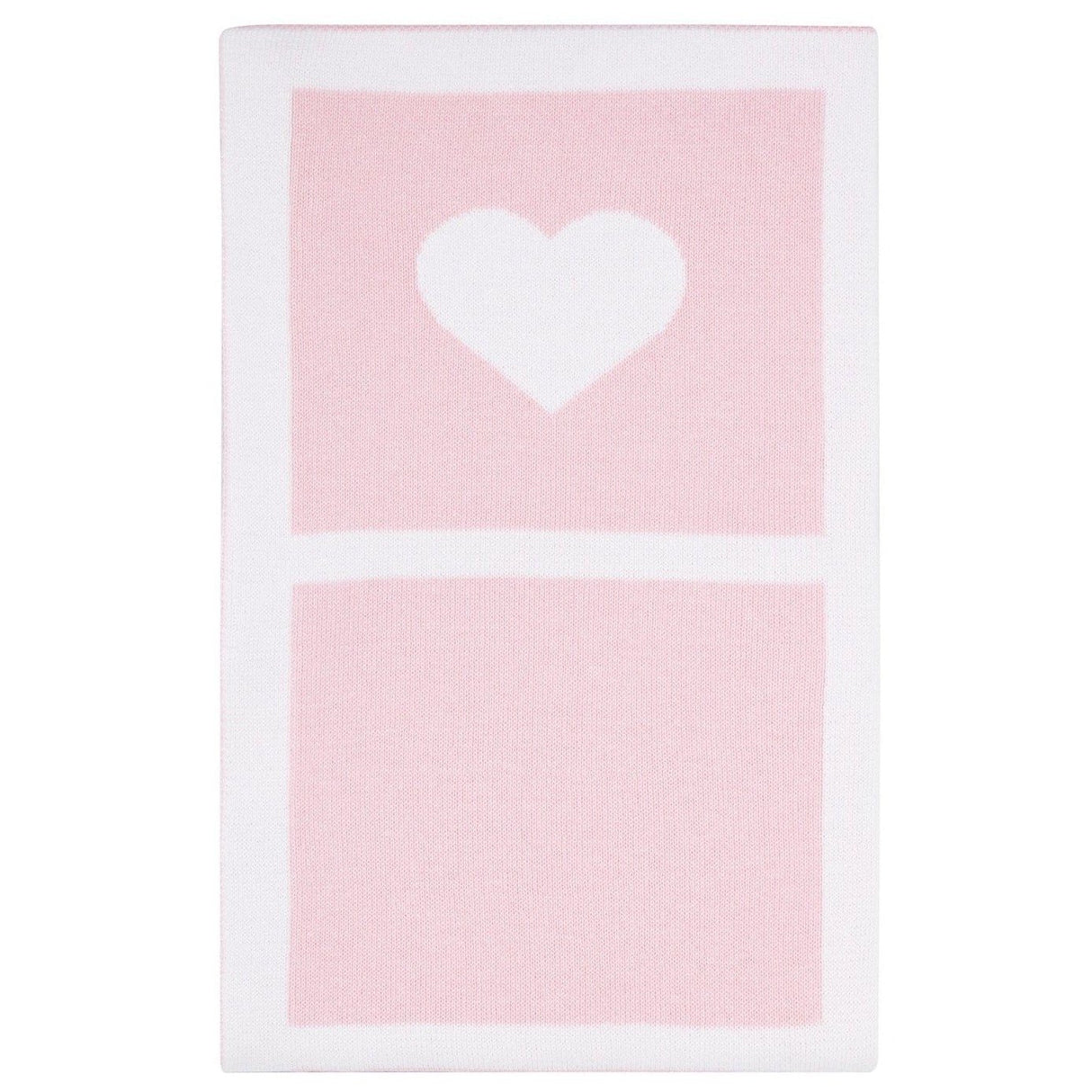 Heart Knit Blanket - HoneyBug