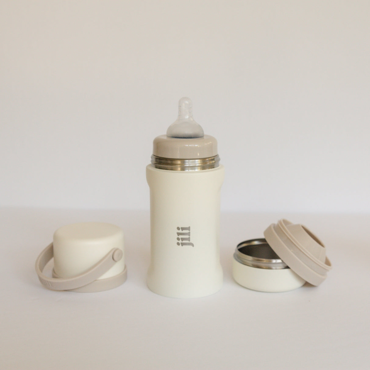 All-In-One Baby Bottle - Almond - HoneyBug