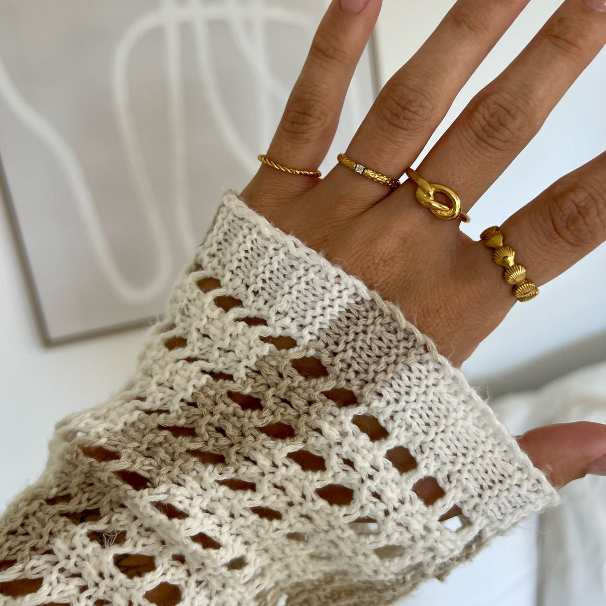 Libby Shell Ring - HoneyBug