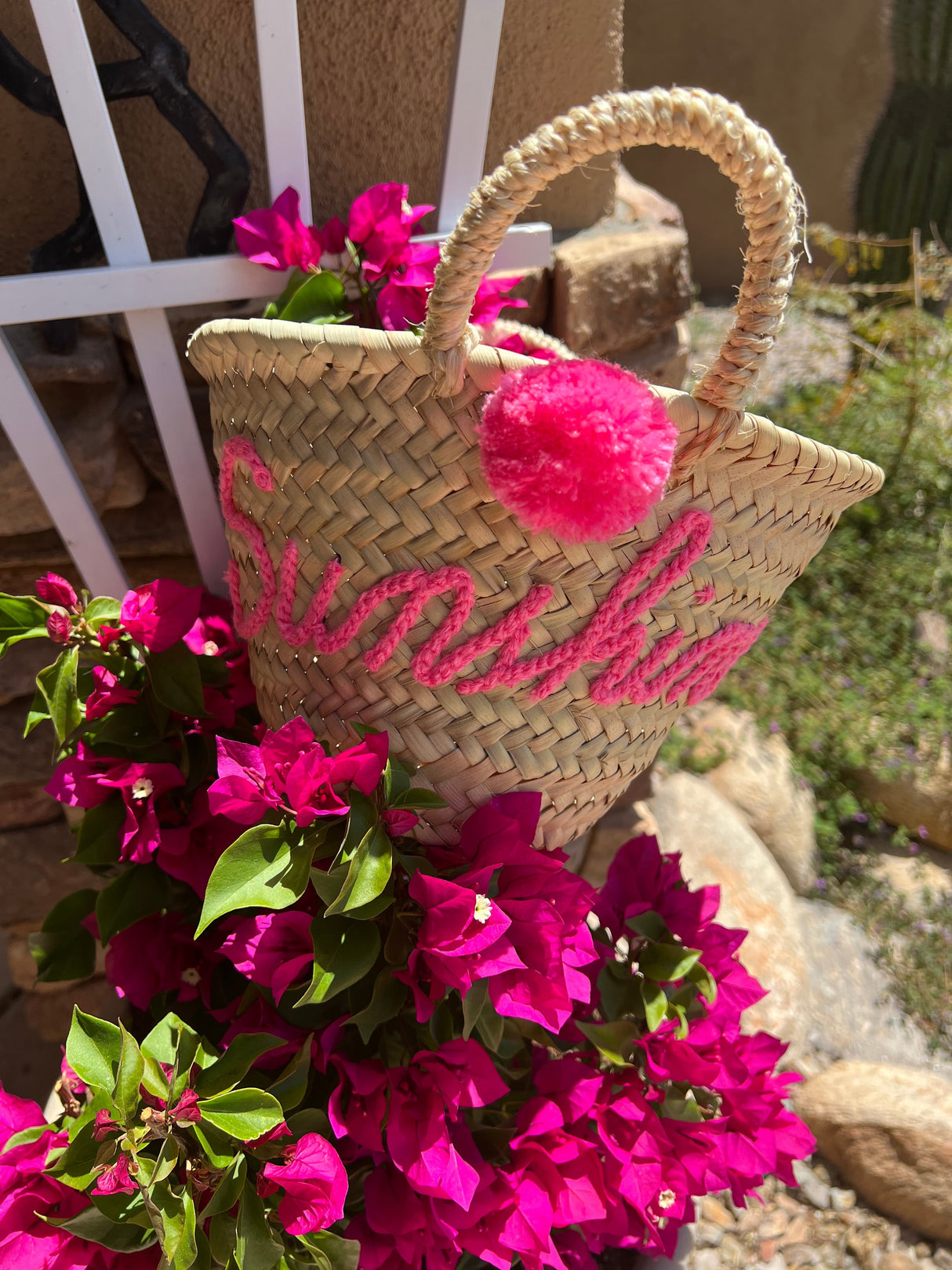Sunshine Tote- Medium Pink - HoneyBug
