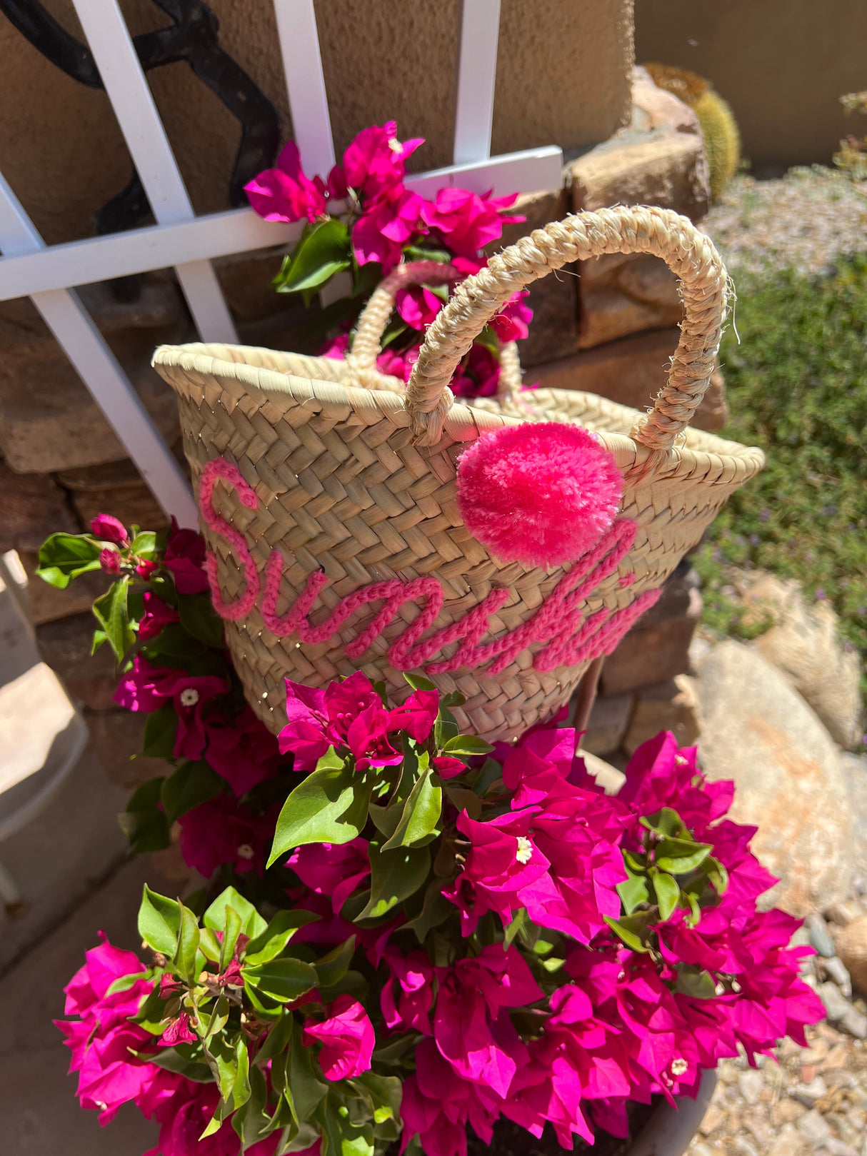 Sunshine Tote- Medium Pink - HoneyBug