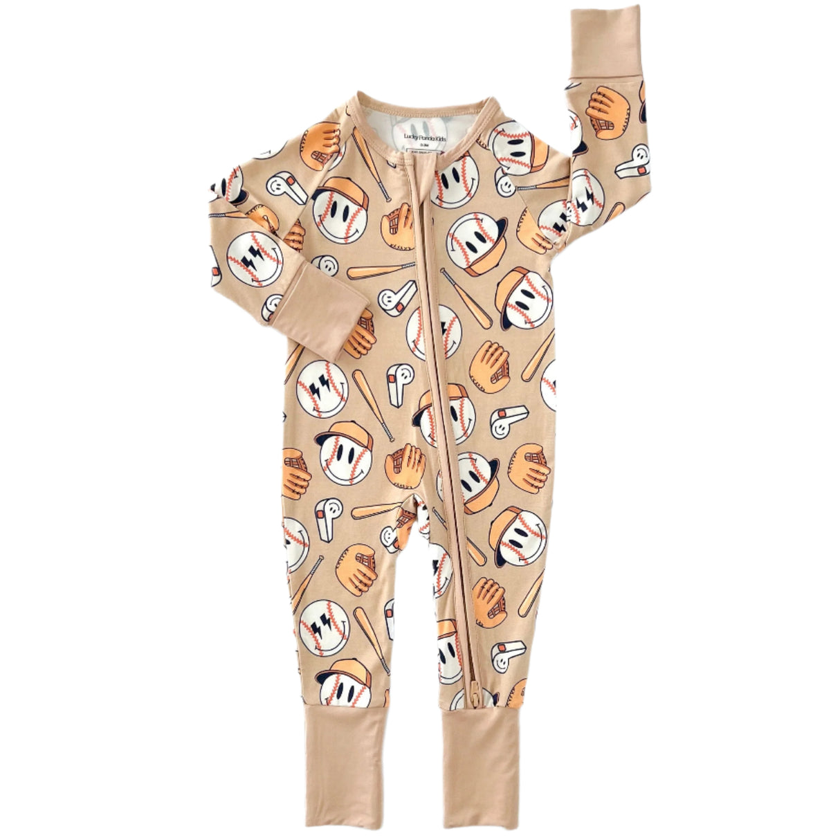 Bamboo Zip Romper | Cool Catch - HoneyBug