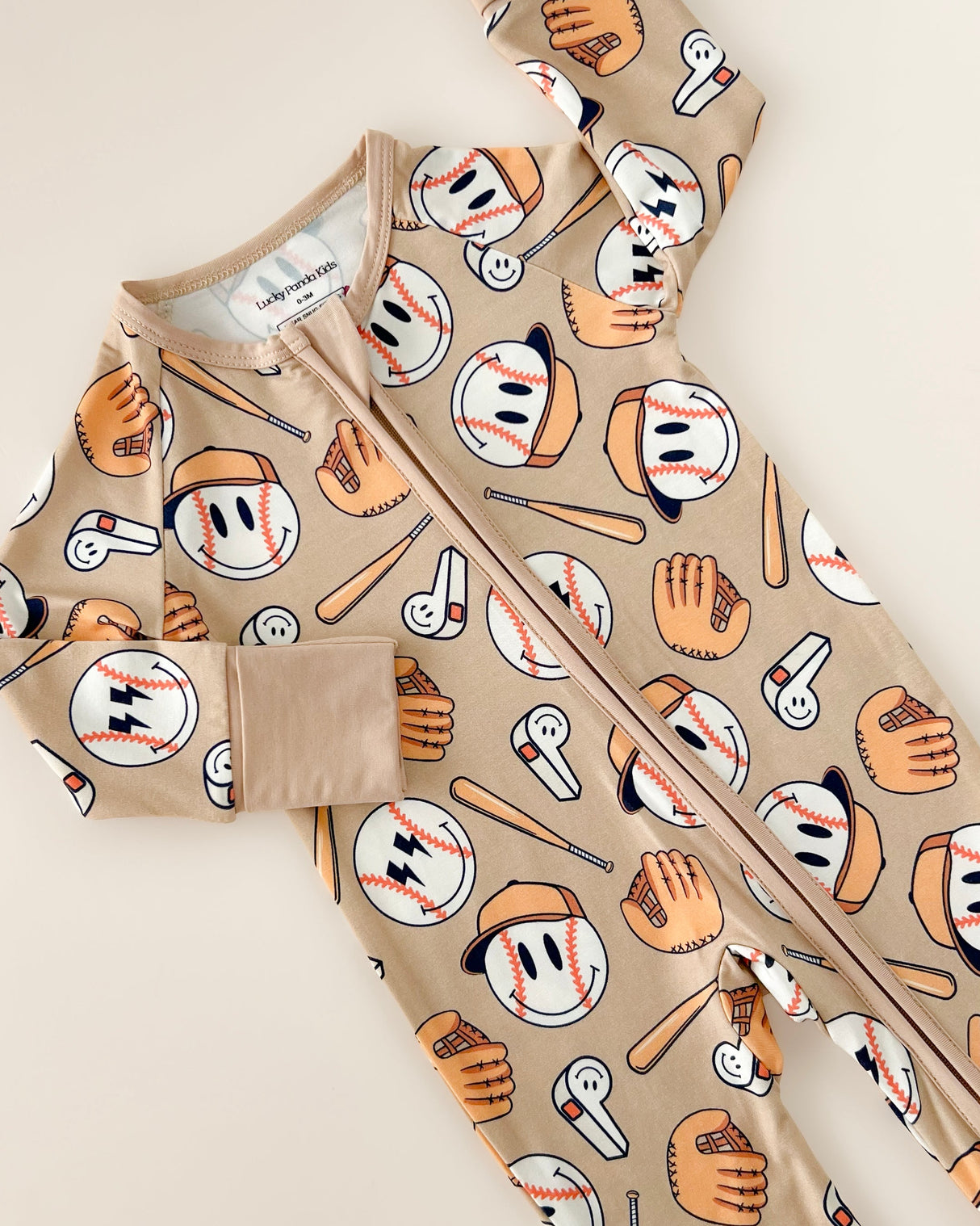 Bamboo Zip Romper | Cool Catch - HoneyBug