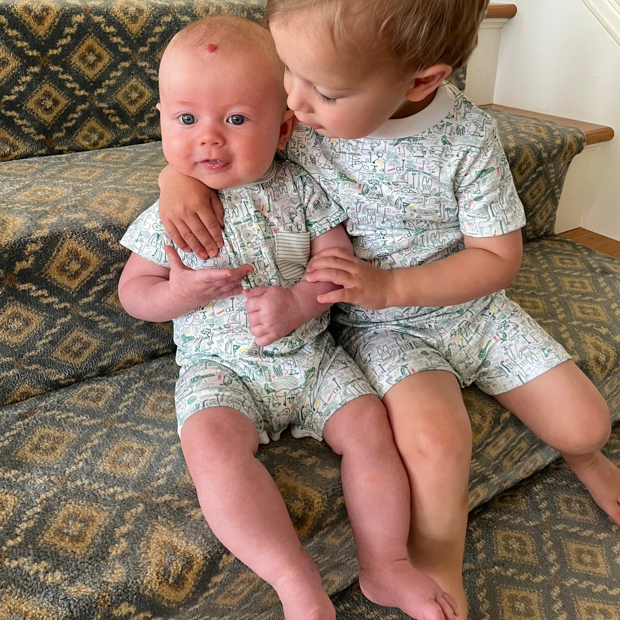 Golf Boys Shortie Romper - HoneyBug