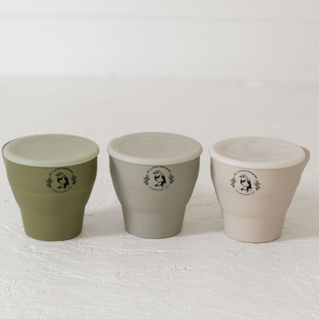 Silicone Snack Cups/Collapsible Snack Cups