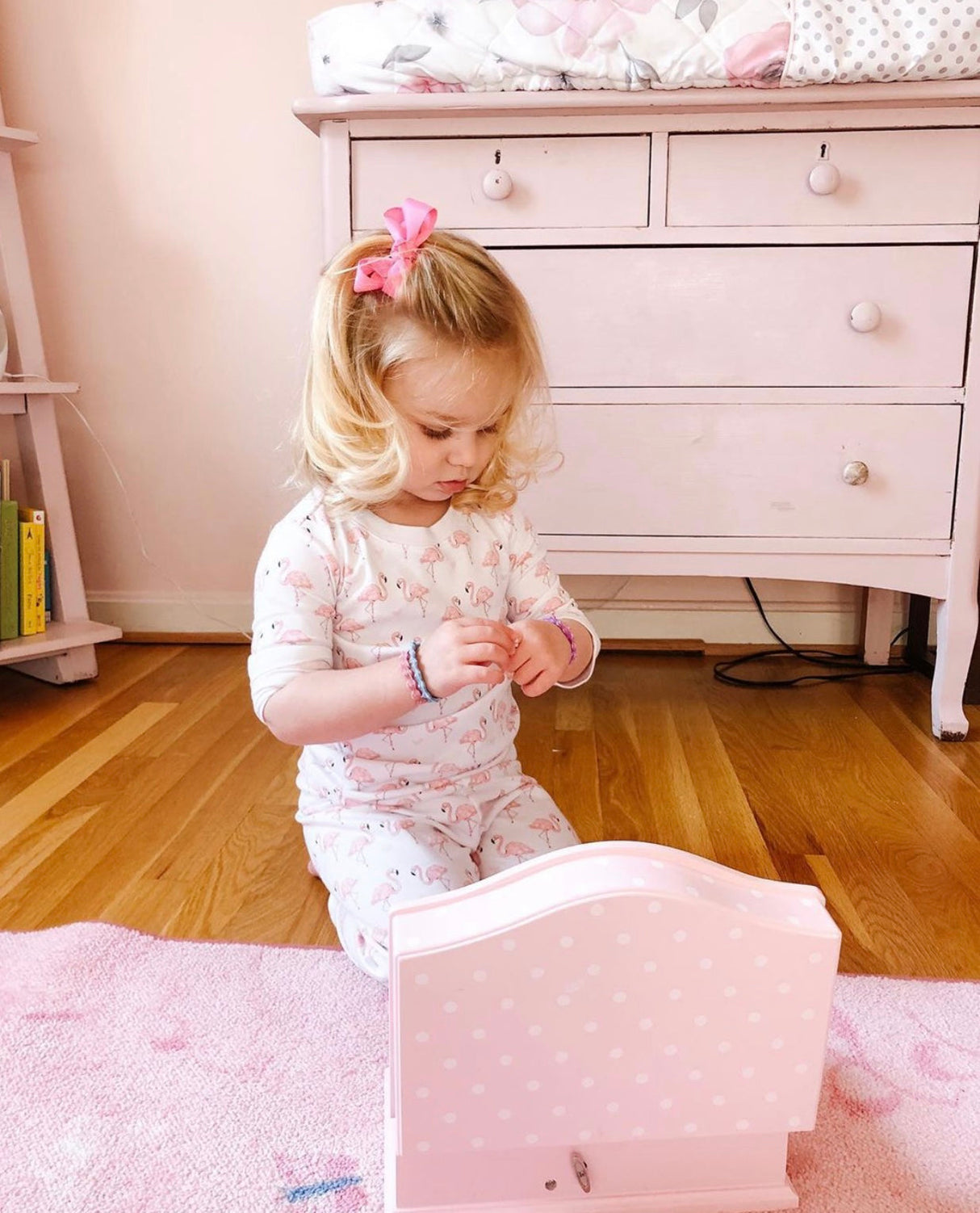 Pink Flamingo Pajama Set - HoneyBug