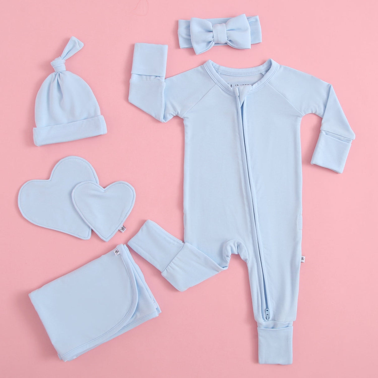Dewdrop Zippered Baby Romper - HoneyBug