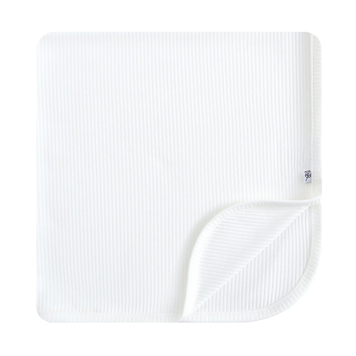 Snow Ribbed Swaddle Blanket