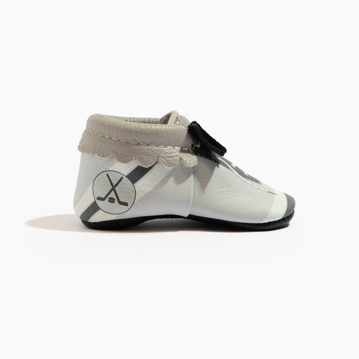 Ice Ice Baby Bow Baby Shoe - HoneyBug