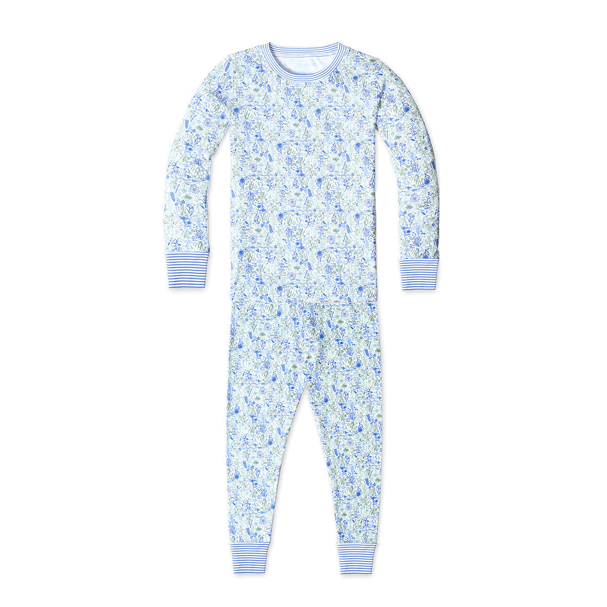 Birth Flowers Two Piece Kids Pajamas - HoneyBug