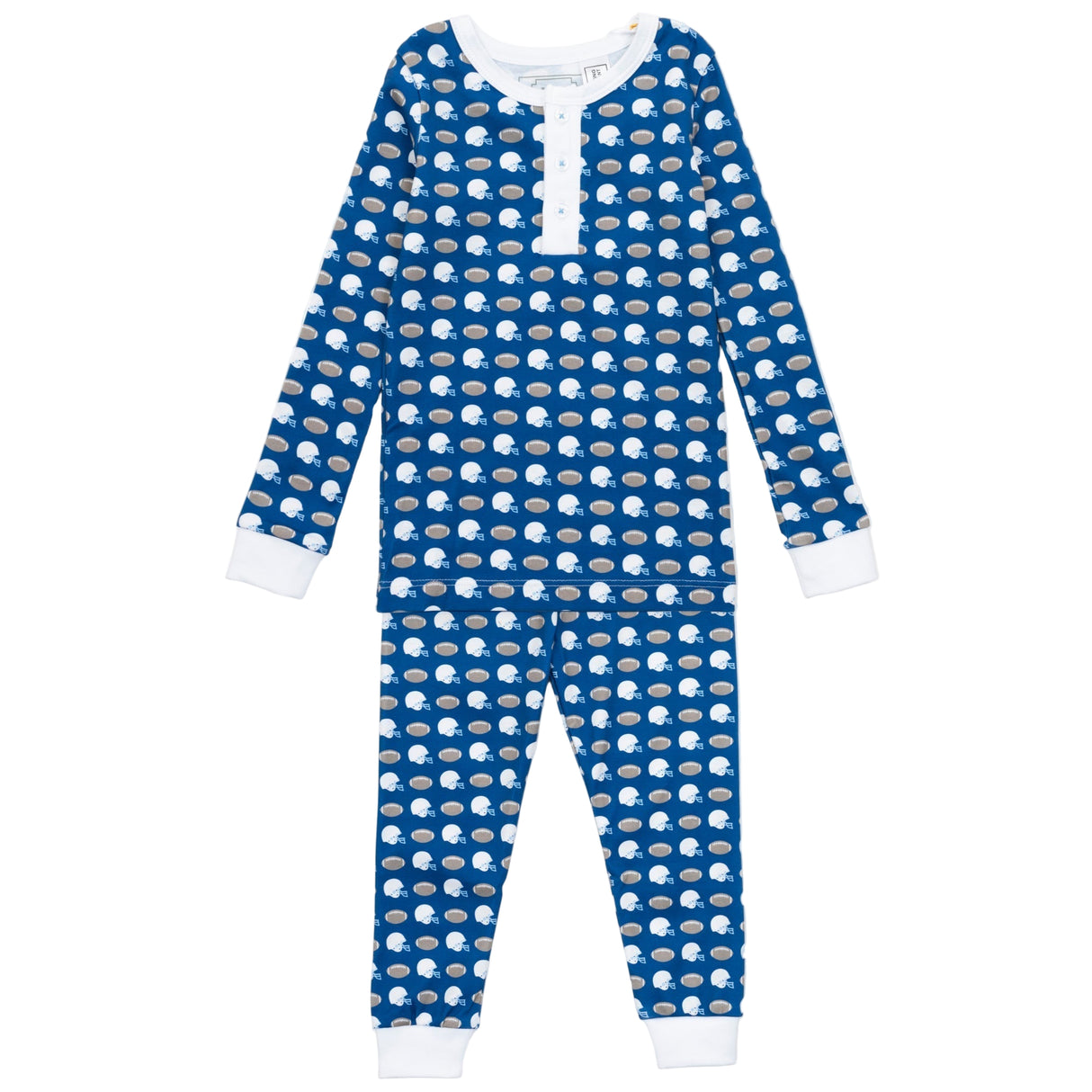 Jack Boys' Pajama Pant Set - First Down Football - HoneyBug