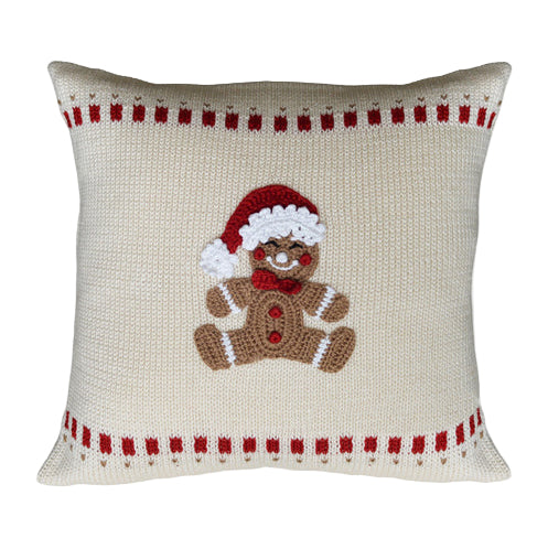 Gingerbread Man Pillow 10"