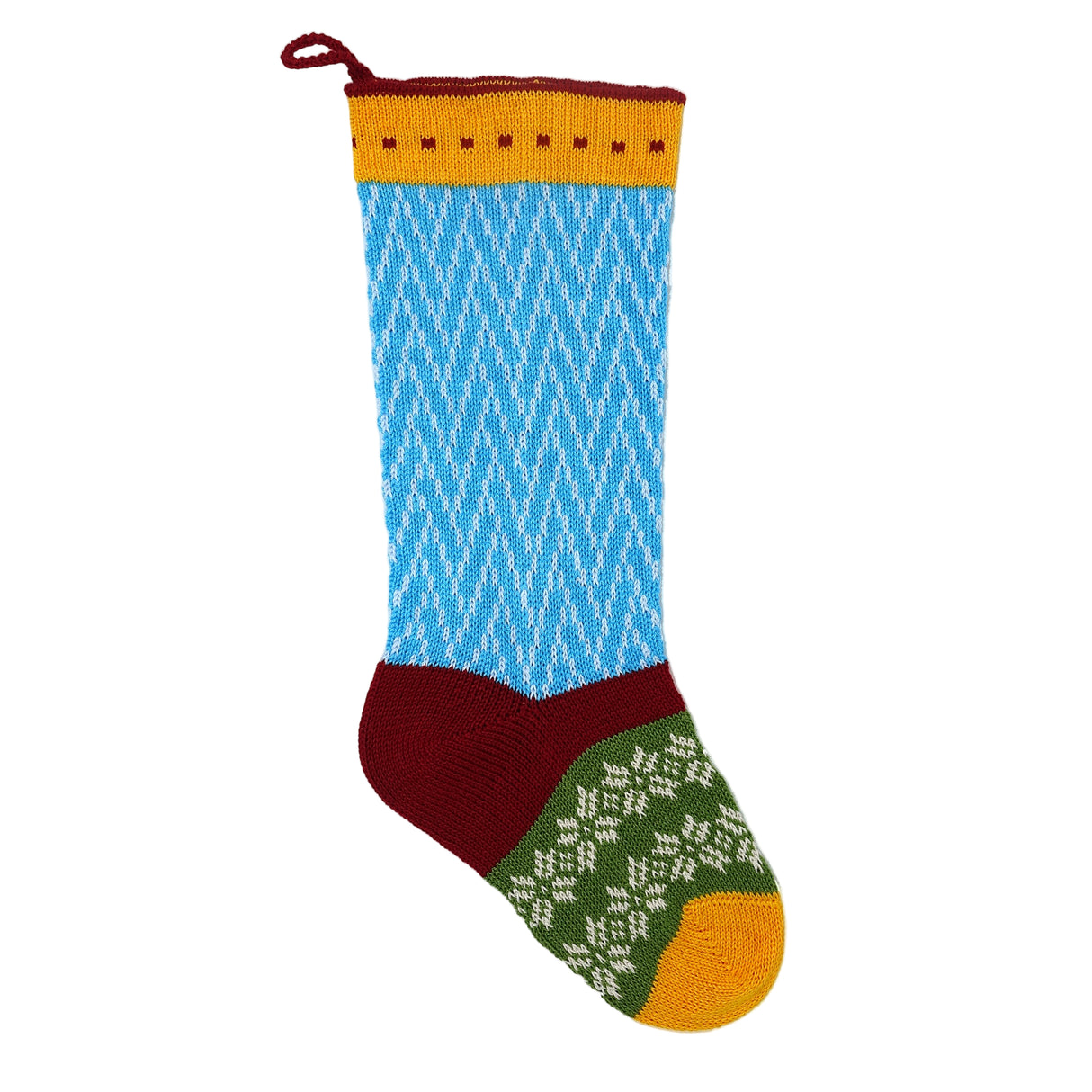 Colorful Stocking, Blue