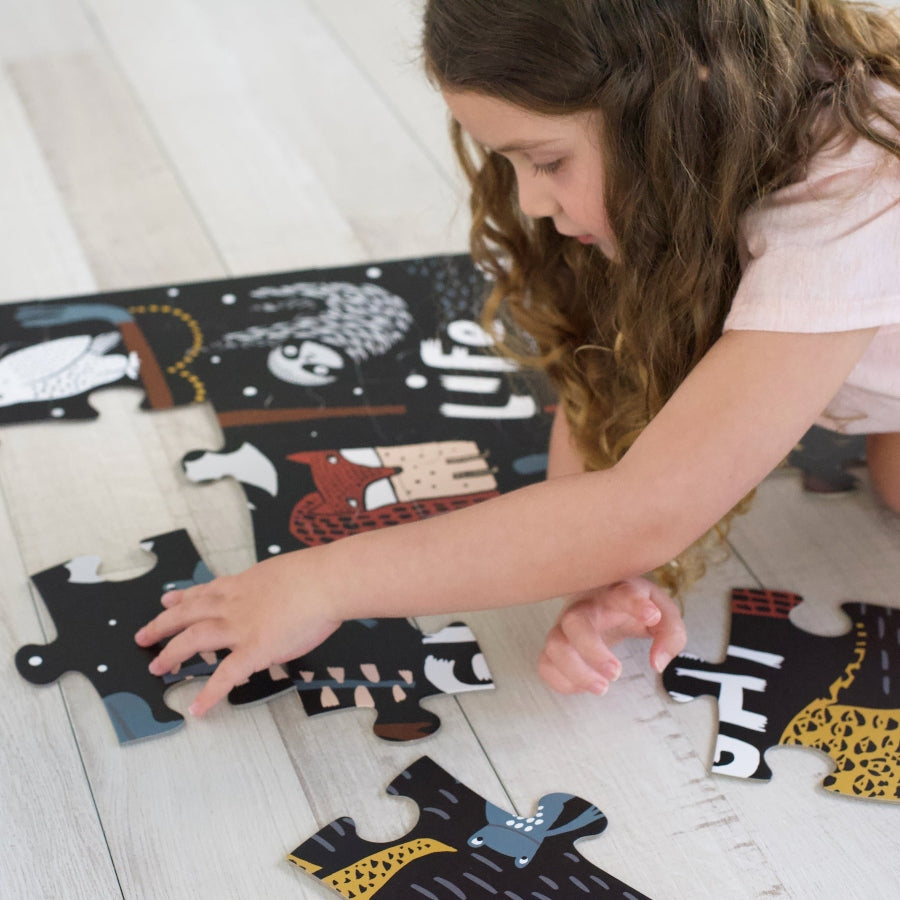 Night Life Floor Puzzle - HoneyBug
