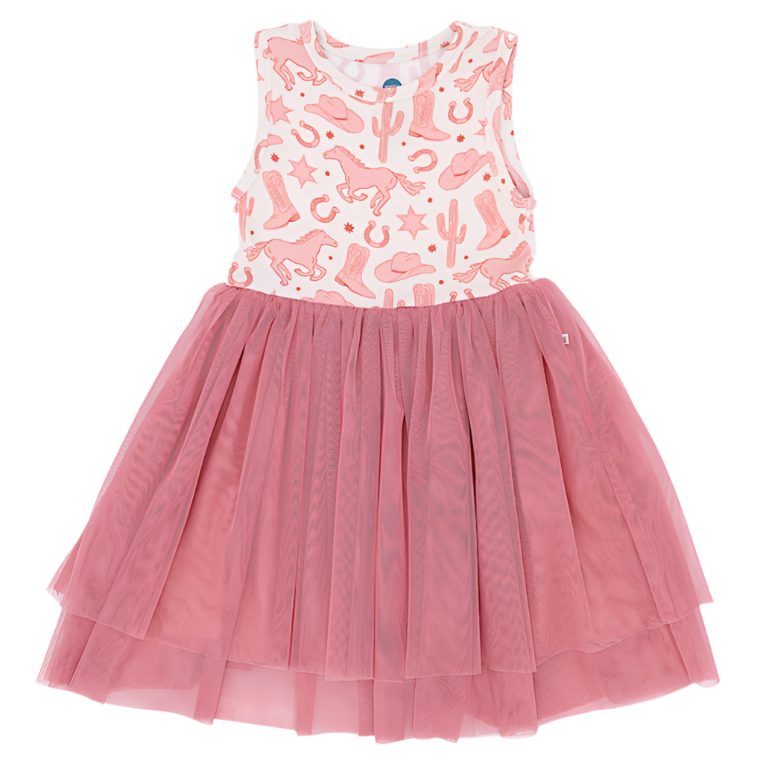 Bamboo Tulle Dress - Dixie Cowgirl - HoneyBug