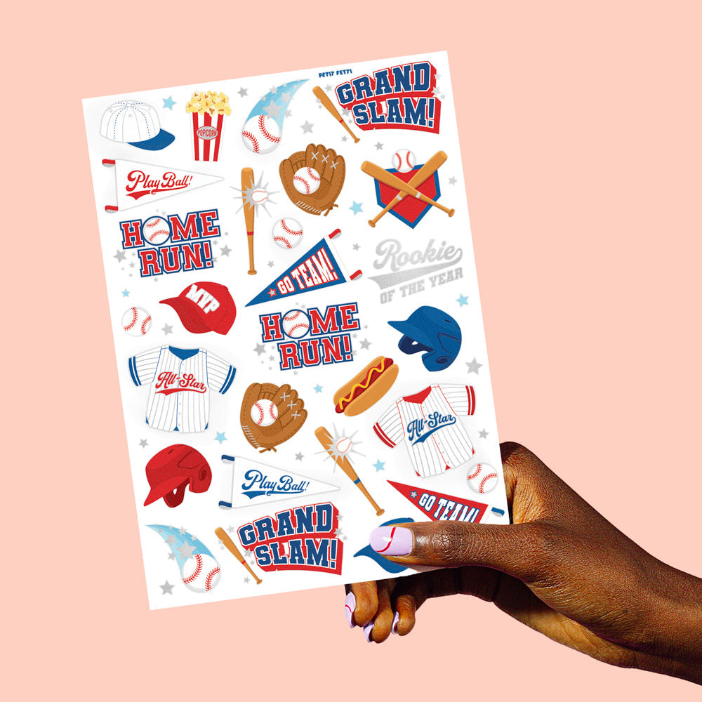 Home Run Tats - 25 temporary tattoos